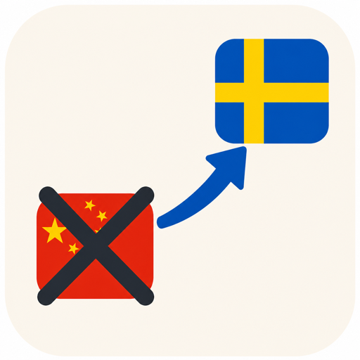 China to Sweden motivation